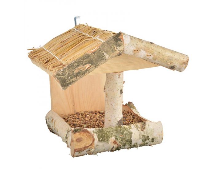 ESSCHERT DESIGN Mangeoire pour oiseaux - bouleau - D�s 3 ans (1)