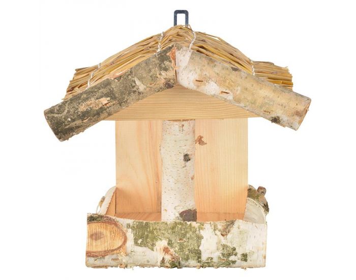 ESSCHERT DESIGN Mangeoire pour oiseaux - bouleau - D�s 3 ans (2)