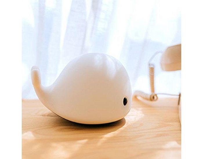 LITTLE L Veilleuse Lil'baleine - Blanc (1)