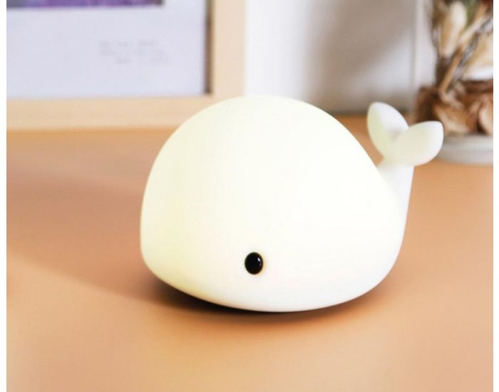 LITTLE L Veilleuse Lil'baleine - Blanc (2)