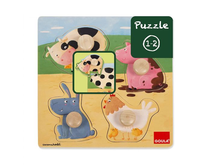 GOULA Encastrement Animaux Ferme - D�s 12 mois  (1)