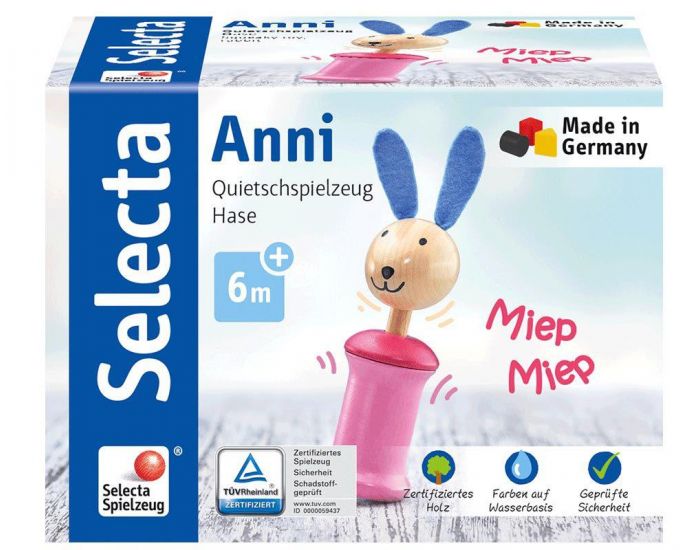 SELECTA SPIELZEUG Hochet Anni Lapin - Ds 1 Mois (2)