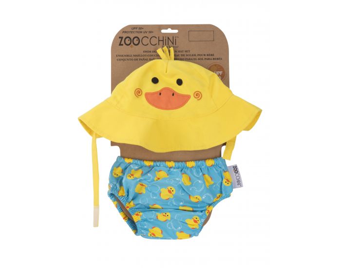 ZOOCCHINI Maillot et Chapeau Canard 6-12-mois (1)
