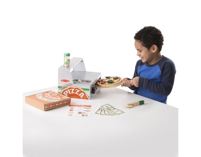 MELISSA & DOUG Comptoir � Pizzas en Bois - D�s 3 ans (3)