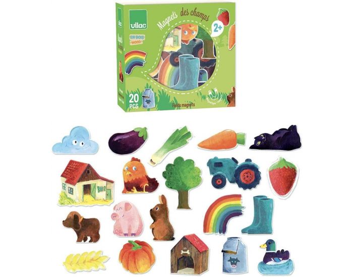 VILAC Magnets des champs (2)