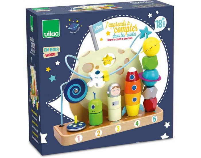 VILAC J'apprends � compter Dans les �toiles - D�s 12 mois (2)