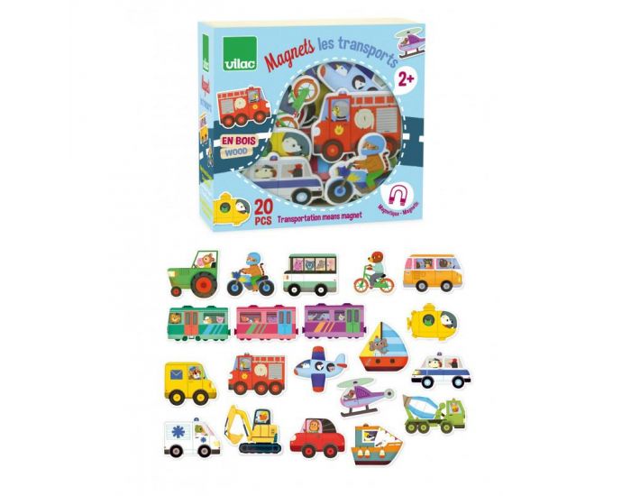 VILAC Magnets transports - D�s 2 ans (1)
