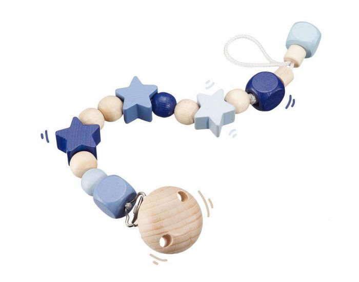 SELECTA SPIELZEUG Attache-T�tine Etoiles Bleues - D�s 12 mois (1)