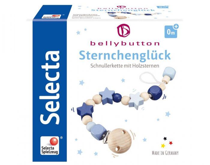 SELECTA SPIELZEUG Attache-T�tine Etoiles Bleues - D�s 12 mois (2)