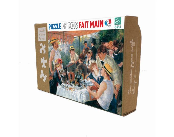 MICHELE WILSON Puzzle Le D�jeuner des Canotiers de Renoir - 50 Pi�ces - D�s 6 ans  (1)