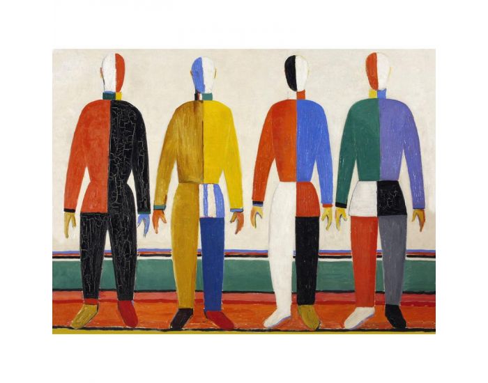 MICHELE WILSON Puzzle Les sportifs de Malevitch - 24 Pi�ces - D�s 4 ans  (1)