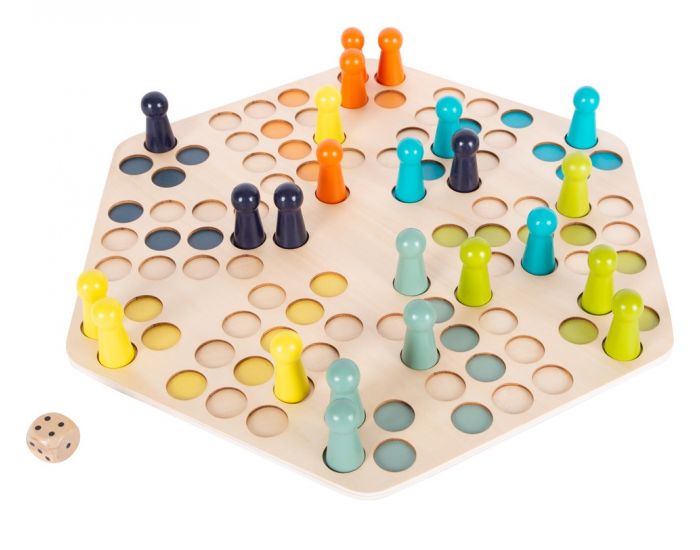 SMALL FOOT COMPANY Ludo pour 6 joueurs - D�s 4 ans (1)