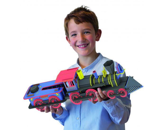 SASSI JUNIOR Construis la Locomotive 3D - D�s 6 ans (3)