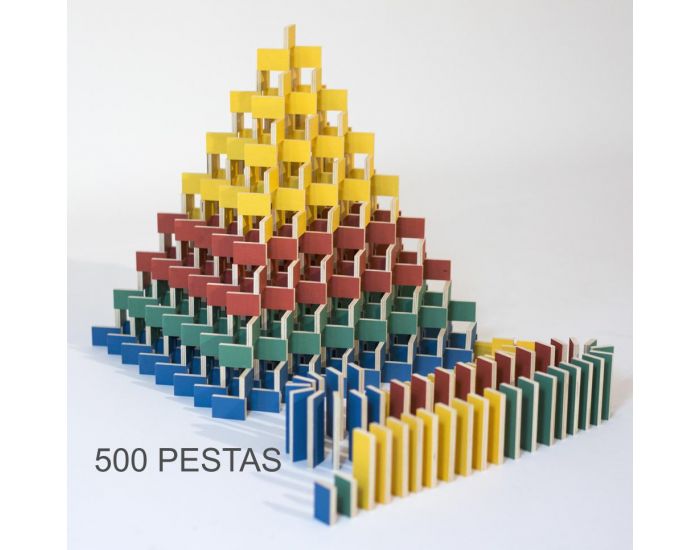 PESTAS Baril de 500 Dominos Pestas - D�s 4 ans  (2)
