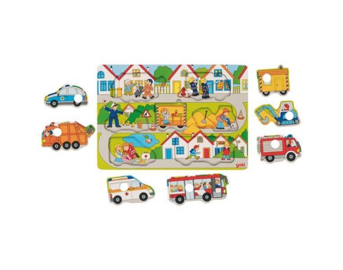 GOKI Puzzle Dans la Rue - D�s 2 ans  (2)
