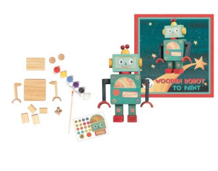 EGMONT TOYS Robot en Bois � Peindre - D�s 4 ans (1)