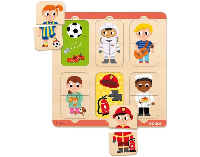 GOULA Puzzle M�tiers - D�s 2 ans  (1)