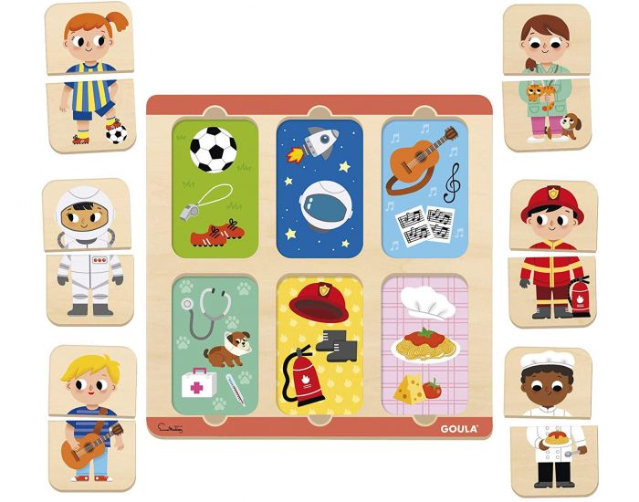 GOULA Puzzle M�tiers - D�s 2 ans  (2)