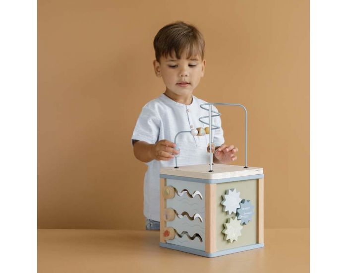 LITTLE DUTCH Cube d'activit�s - Aventure - D�s 12 mois Bleu (3)