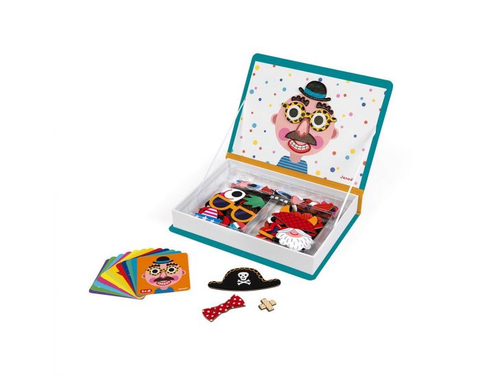 JANOD Magn�ti'book Crazy Faces - D�s 3 ans (1)