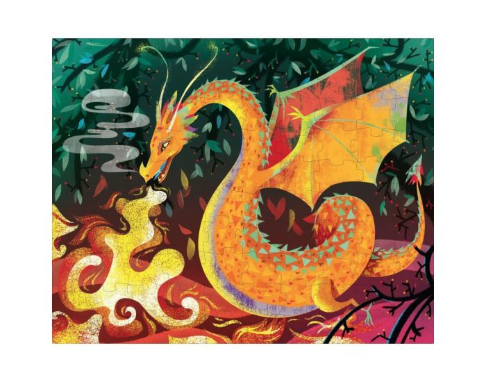 SASSI JUNIOR Le Dragon - Livre et Puzzle - 100 pi�ces - D�s 6 ans (1)