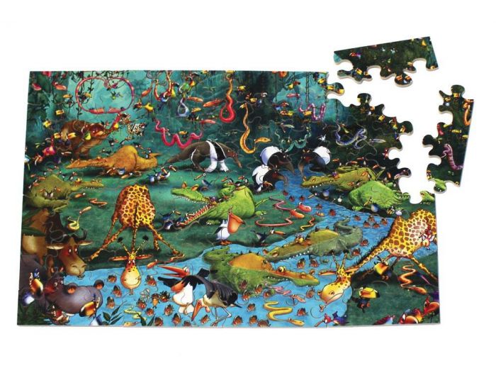 MICHELE WILSON Puzzle Crocos et Compagnie de Ruyer - 100 Pices - Ds 8 ans  (2)