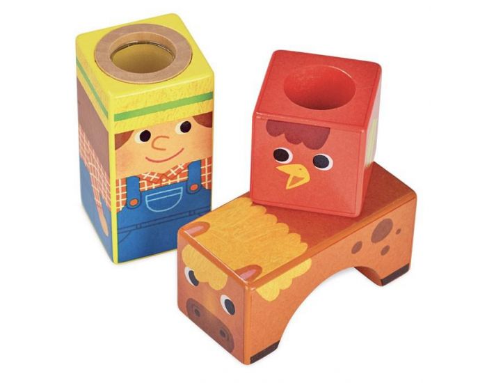 VILAC Cubes Sonores de la Ferme - D�s 12 mois (1)