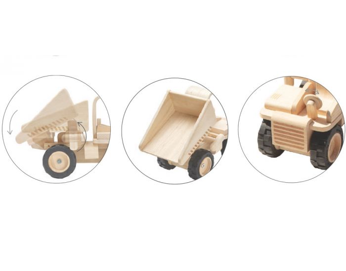 PLAN TOYS Camion benne - Edition collector - D�s 36 mois (1)