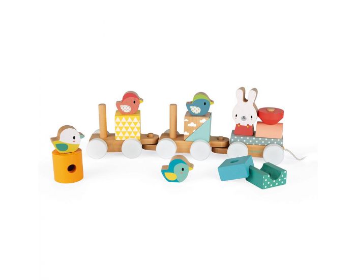 JANOD Train en bois Pure - D�s 1 an (2)