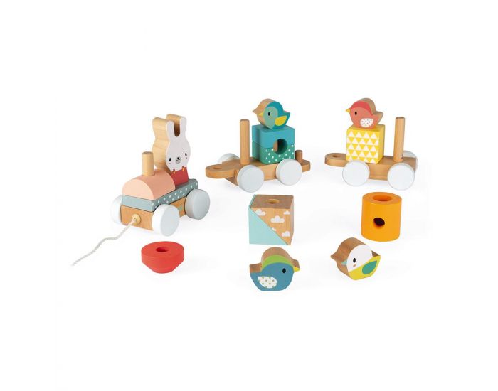 JANOD Train en bois Pure - D�s 1 an (3)