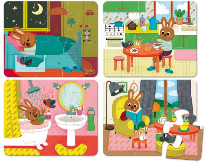 VILAC 4 puzzles La Maison (1)