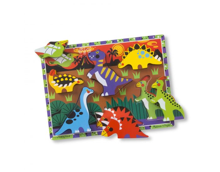 MELISSA & DOUG Chunky Puzzle Dinosaures - Ds 2 ans (3)