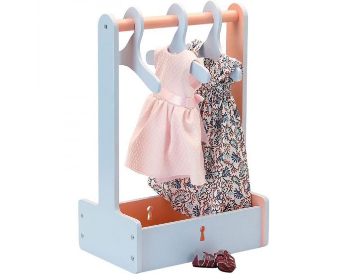 PETITCOLLIN Dressing en Bois Pour Poup�e - D�s 3 ans (1)