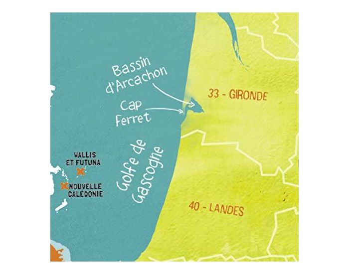 VILAC Carte des merveilles de France magn�tique - D�s 6 ans (3)