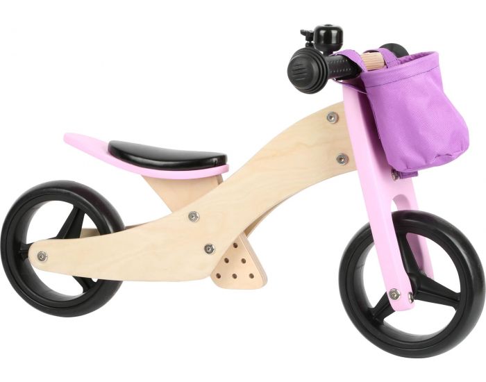 SMALL FOOT COMPANY Draisienne Tricycle 2 en 1 Rose - Ds 12 mois (2)