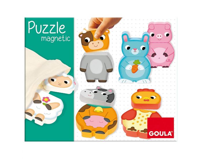 GOULA Puzzle Magn�tique Animaux de la Ferme - D�s 12 mois  (3)