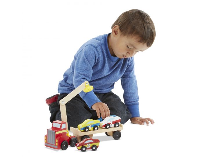 MELISSA & DOUG Remorqueur Magntique de Voitures - Ds 3 ans (1)