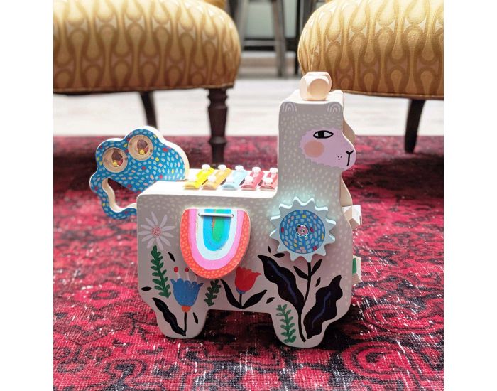 MANHATTAN TOY Lili Lama musical en bois - D�s 12 mois (3)