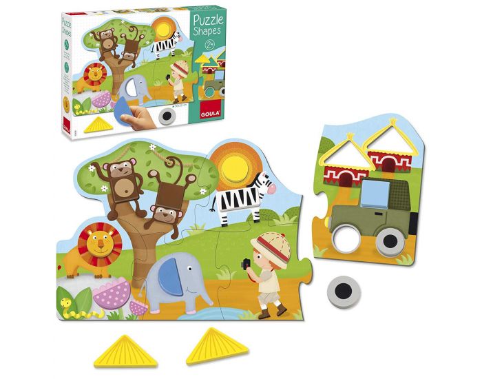 GOULA Puzzle Shapes Safari - D�s 2 ans  (2)
