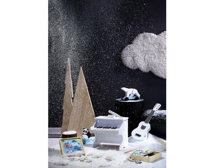 VILAC Piano blanc avec partitions (1)