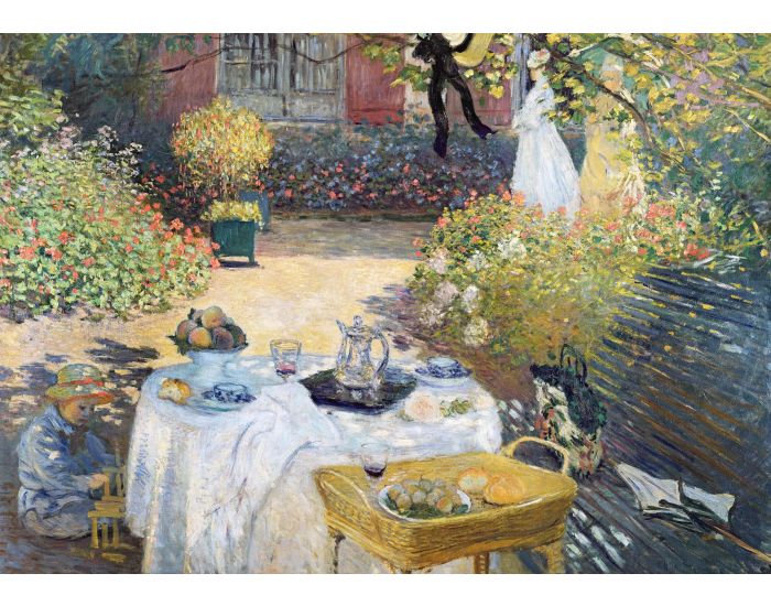 MICHELE WILSON Puzzle Le djeuner de Monet - 100 Pices - Ds 8 ans (1)