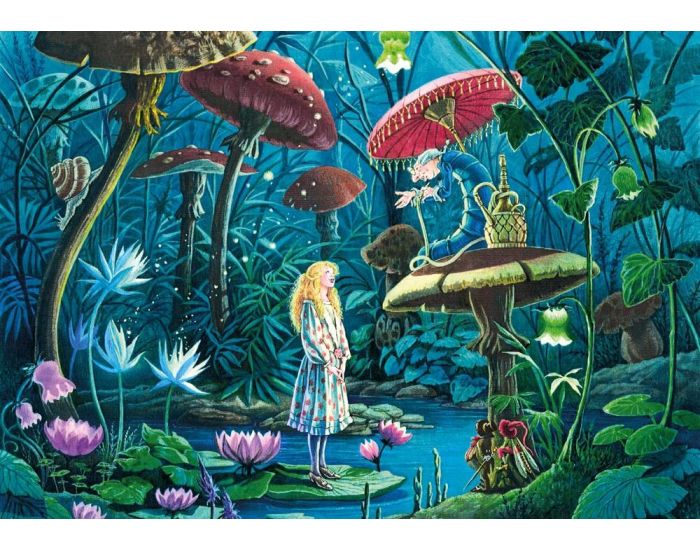 MICHELE WILSON Puzzle Alice au Pays des Merveilles - 100 Pices - Ds 8 ans  (1)