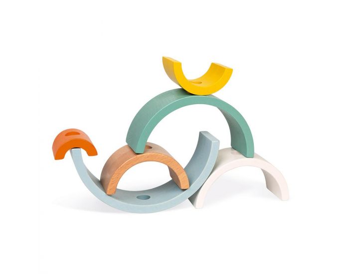 JANOD Tortue Arc-en-ciel Sweet Cocoon - D�s 1 an (1)