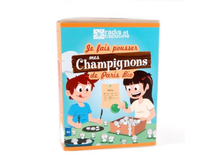 RADIS ET CAPUCINE Kit Champignons de Paris Bio - D�s 4 Ans (3)