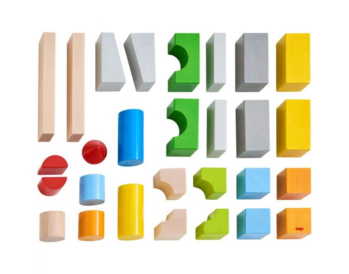 HABA Blocs de Construction Multicolore - Ds 1 an (1)