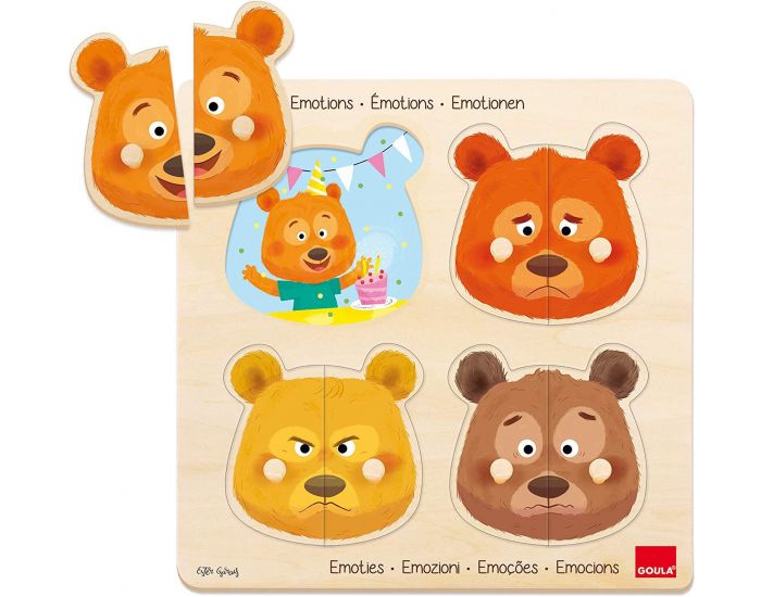 GOULA Puzzle Emotions - D�s 2 ans  (1)