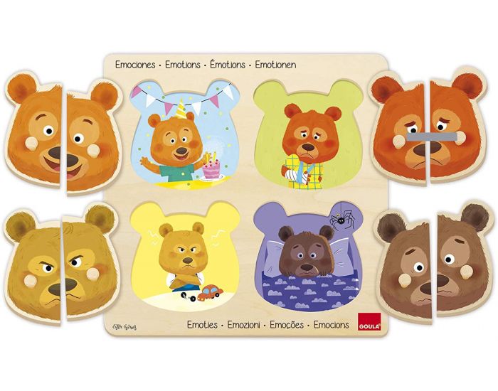 GOULA Puzzle Emotions - D�s 2 ans  (2)