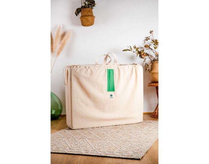 KADOLIS Matelas Adulte d'Appoint Pliant - Aloe vera - 80x190 cm (3)