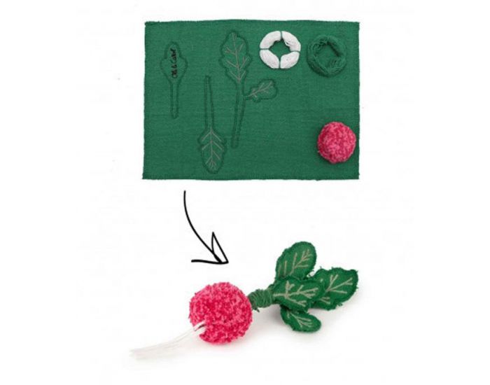 OLI & CAROL Kit de Couture Do It Yourself Ramona Le Radis - D�s 6 ans  (9)