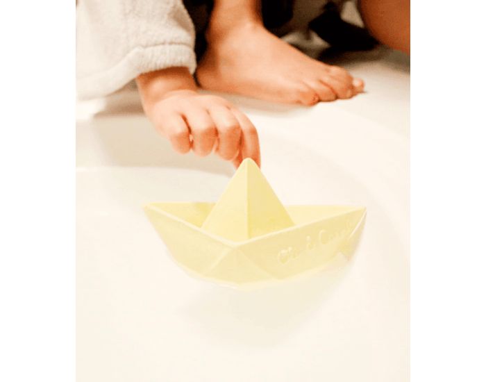 OLI & CAROL Jouet de Bain Bateau Origami - Ds la Naissance (1)